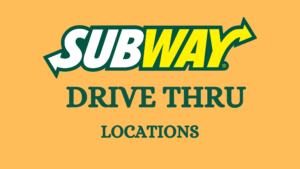 subway drive thrus near me