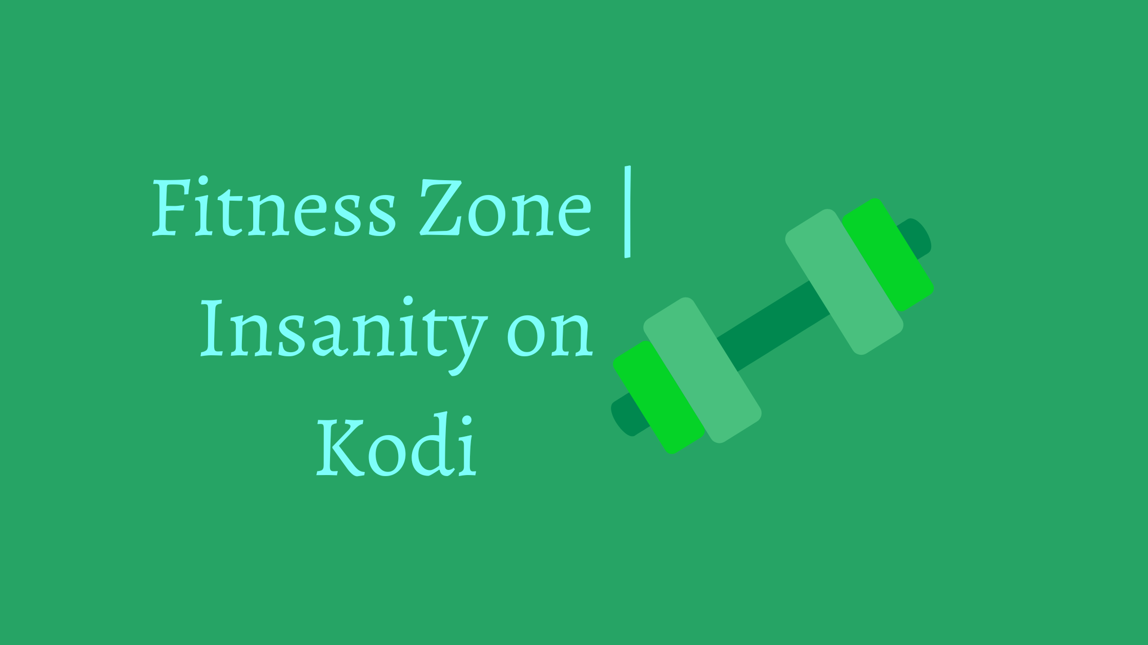 Fitness Zone Insanity on Kodi