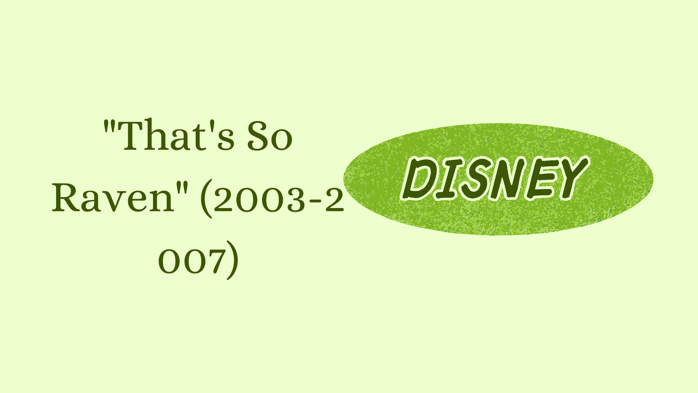 Disney shows 2000s
