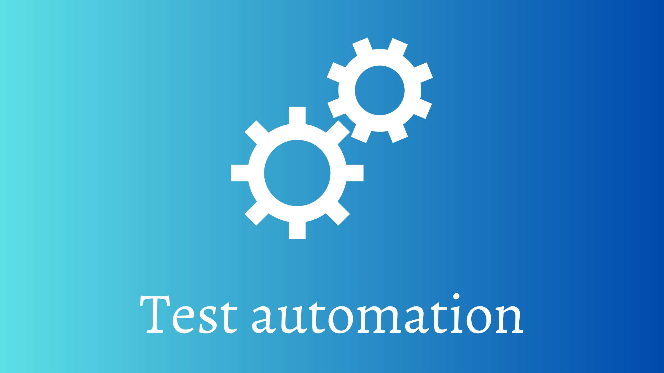 Test automation in Agile and DevOps environments