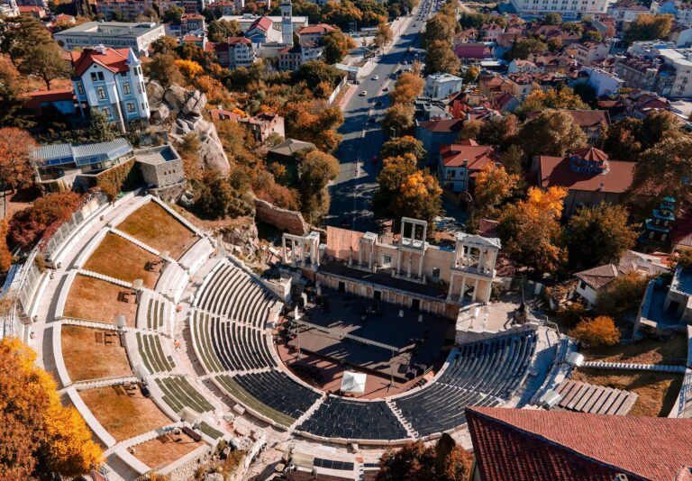 roman theatre of philippopolis plovdiv bulgaria