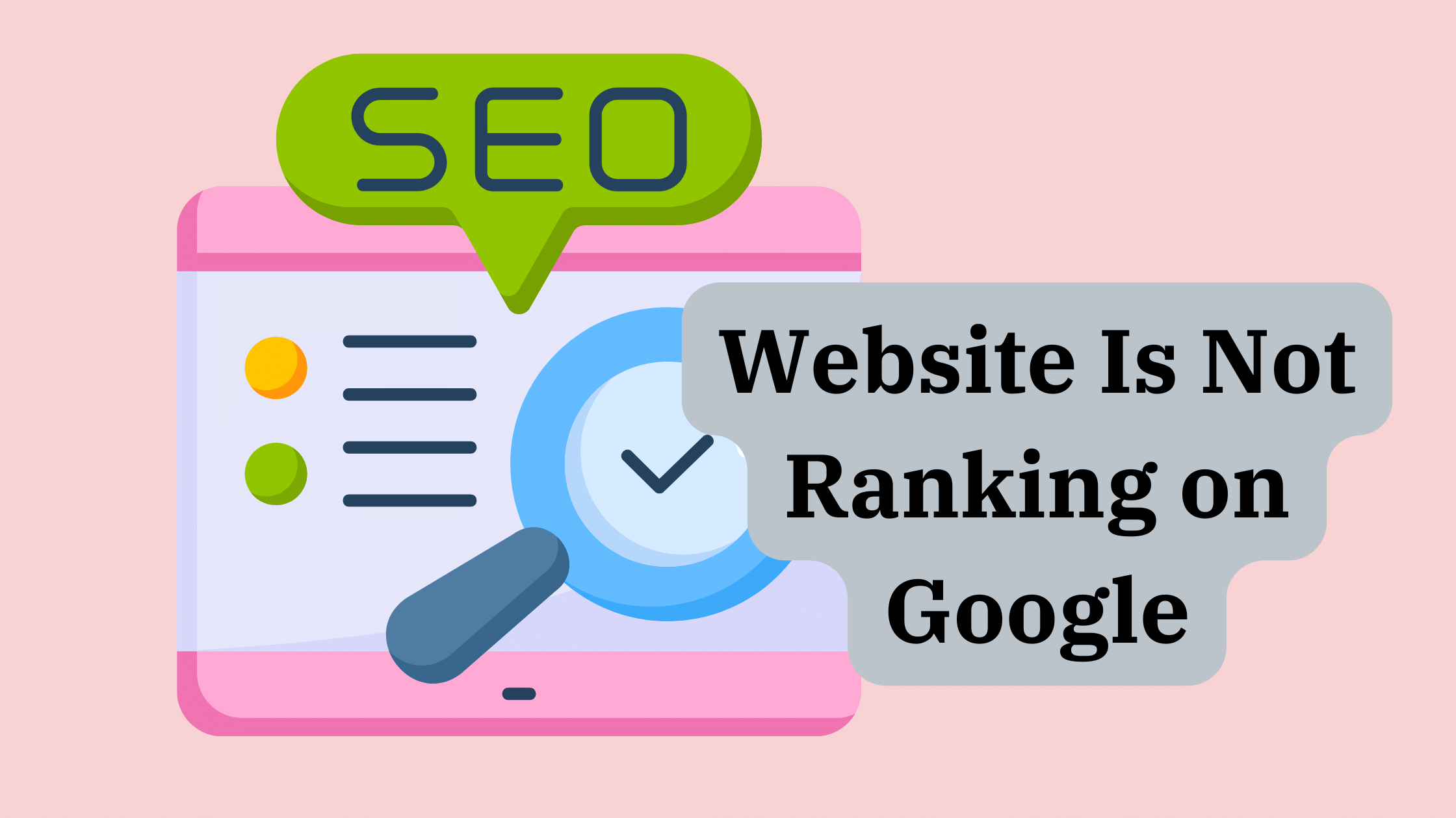 Why Your Website Is Not Ranking on Google